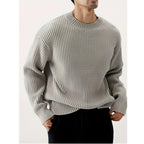 Men’s Casual Relaxed-Fit Crew Neck Sweater
