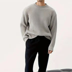 Men’s Casual Relaxed-Fit Crew Neck Sweater