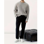 Men’s Casual Relaxed-Fit Crew Neck Sweater