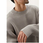 Men’s Casual Relaxed-Fit Crew Neck Sweater