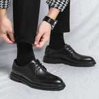 Oxford Dress Shoes with Lace-Up Closure