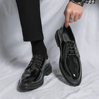 Oxford Dress Shoes with Lace-Up Closure