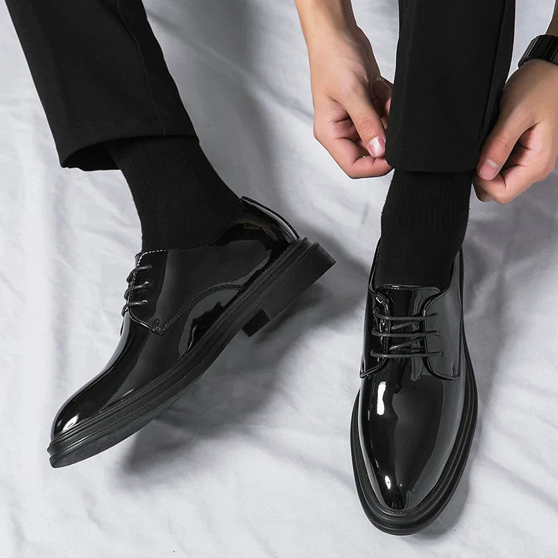 Oxford Dress Shoes with Lace-Up Closure