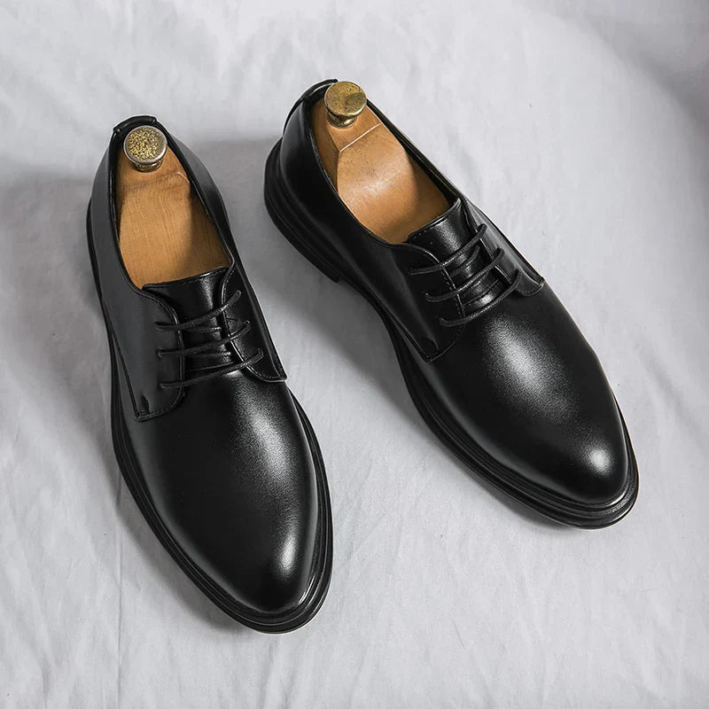 Oxford Dress Shoes with Lace-Up Closure