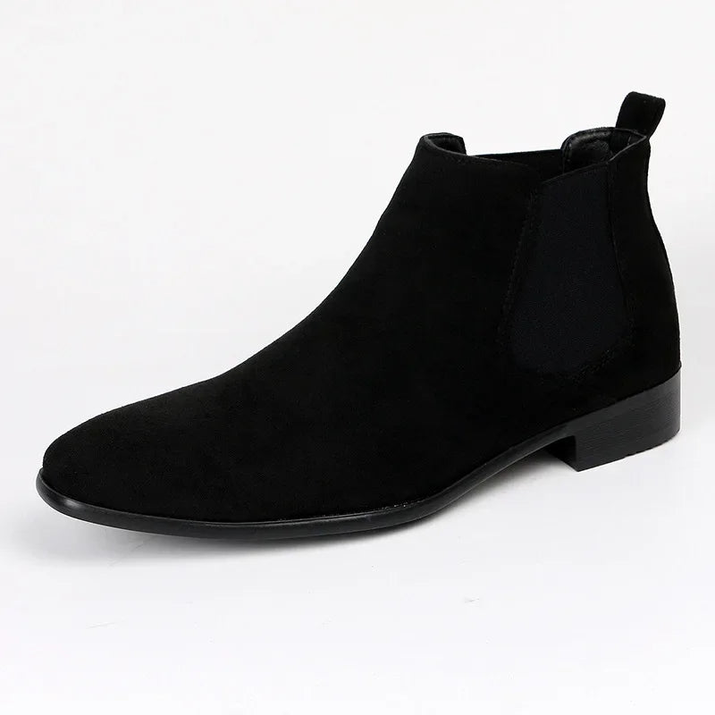 Chelsea Boots with Pull-On Ankle