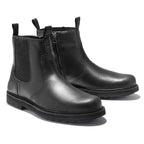 Chelsea Boots with Elastic Pull-On Ankle