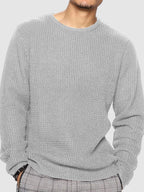 Men’s Oversized Crew Neck Knit Sweater