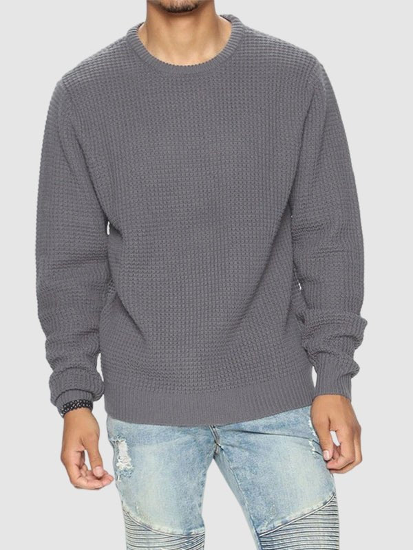 Men’s Oversized Crew Neck Knit Sweater