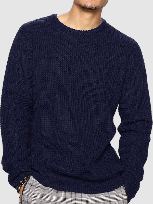 Men’s Oversized Crew Neck Knit Sweater