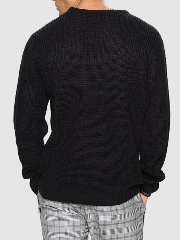Men’s Oversized Crew Neck Knit Sweater