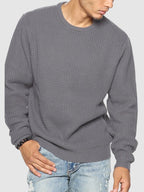 Men’s Oversized Crew Neck Knit Sweater