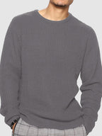 Men’s Oversized Crew Neck Knit Sweater