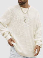 Men’s Oversized Crew Neck Knit Sweater