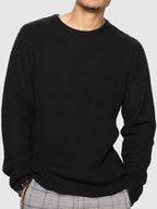Men’s Oversized Crew Neck Knit Sweater